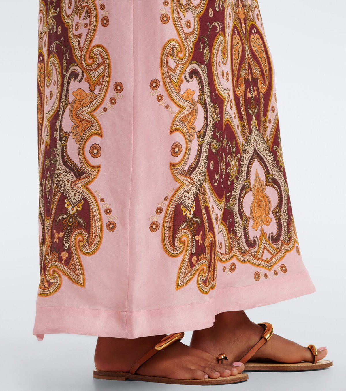 Alémais Porter printed one-shoulder maxi dress