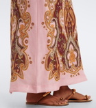 Alémais Porter printed one-shoulder maxi dress
