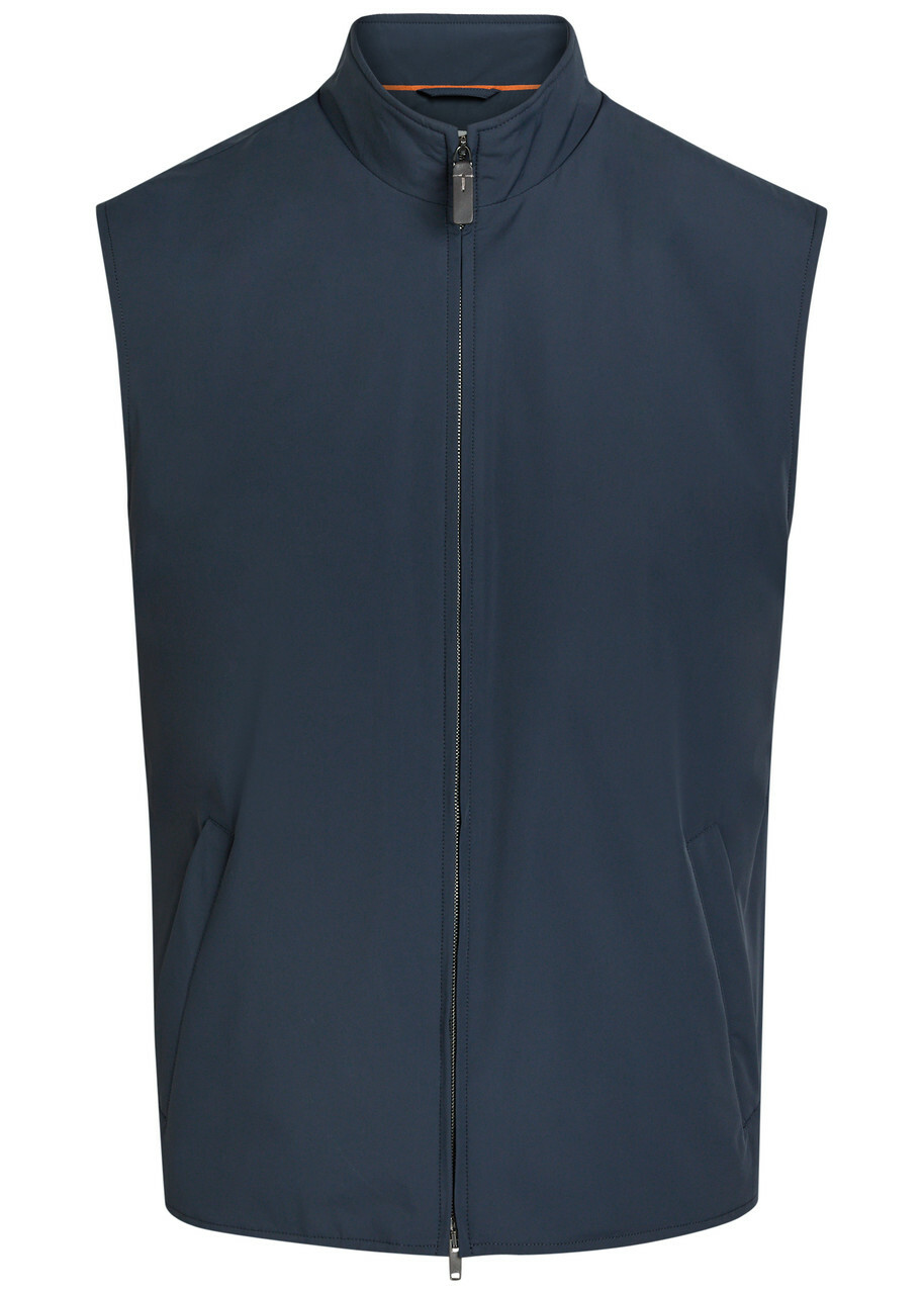 Tods High-neck Stretch-shell Gilet Blue
