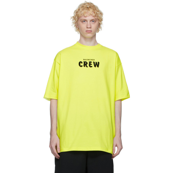 Photo: Balenciaga Yellow Crew T-Shirt