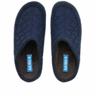 Guru's Roomshoes Men's Gurus Roomshoes Quilted Houseshoe in Navy