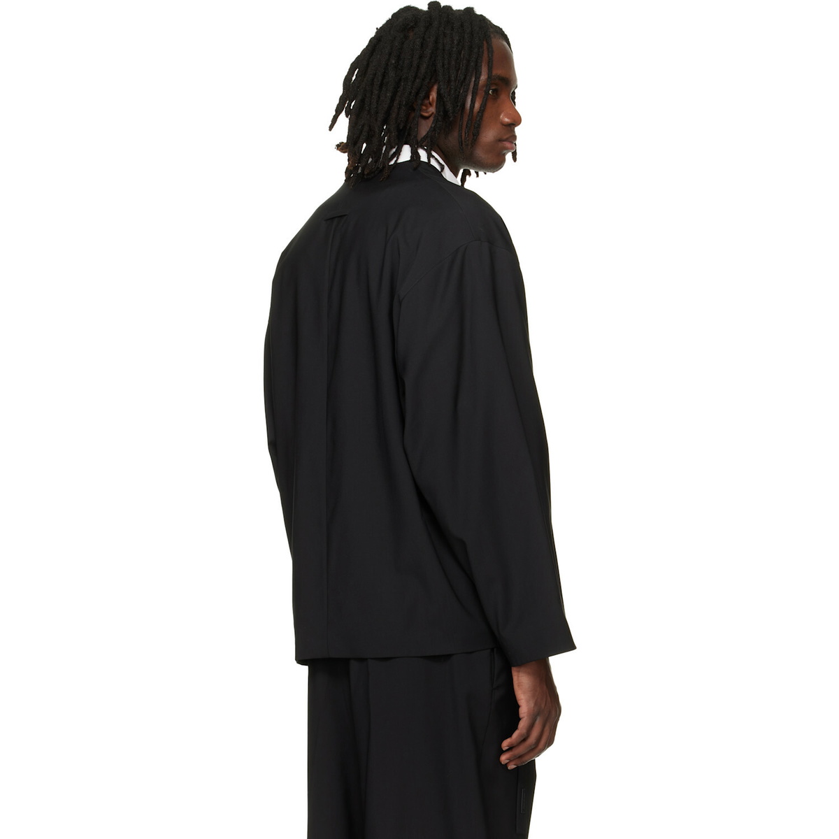 Fear of God Easy Care Wool Relaxed Lapelless Blazer