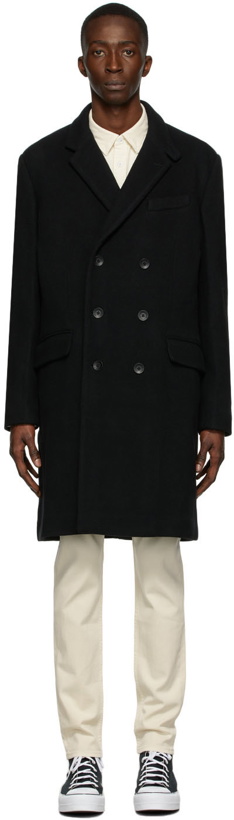 Photo: rag & bone Black Wool Hatchet Coat