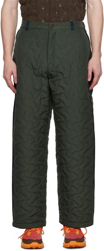 Photo: Robyn Lynch Khaki Quilted Trousers