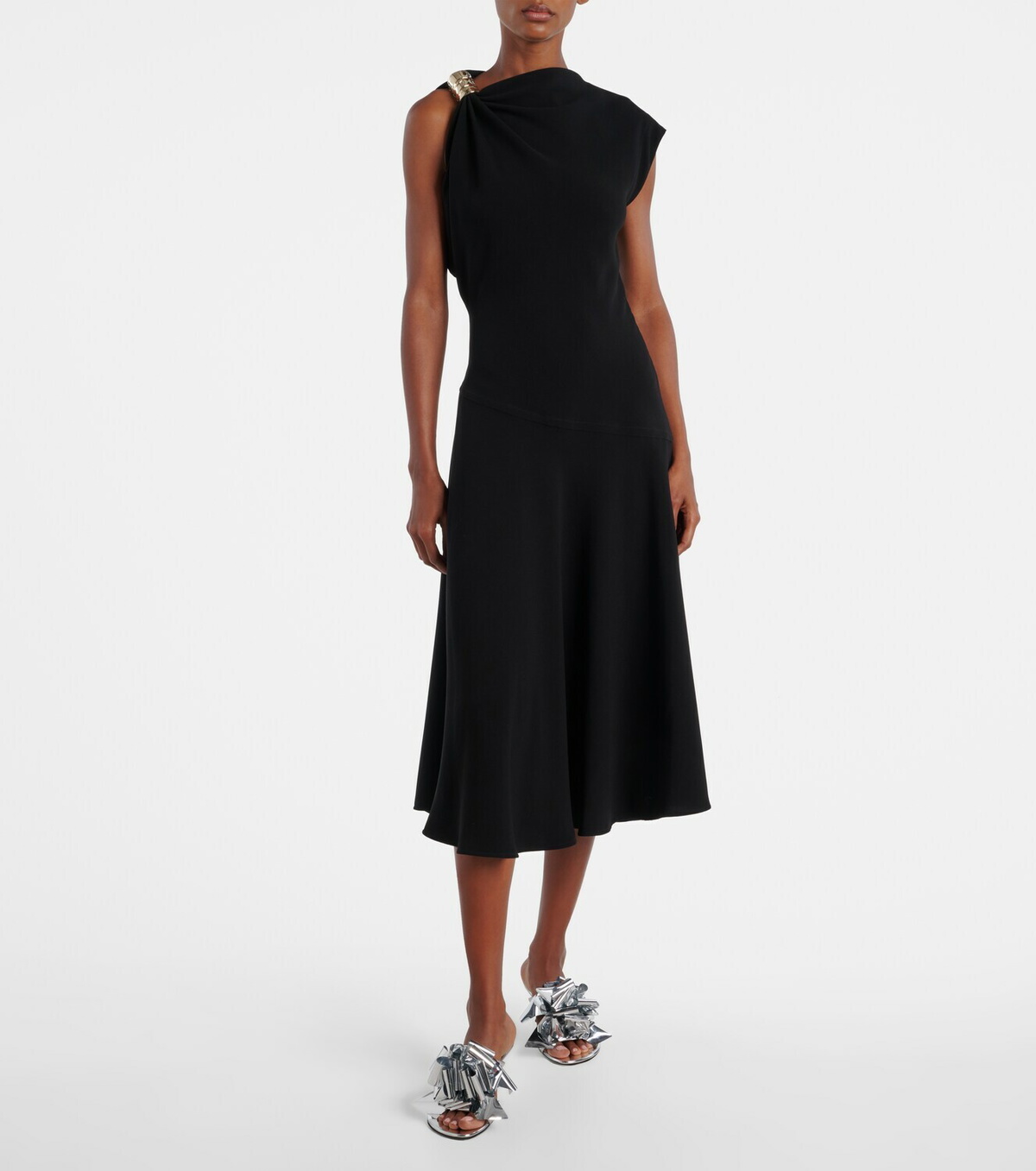 Proenza Schouler Tee Souvenir mirrored leather mules