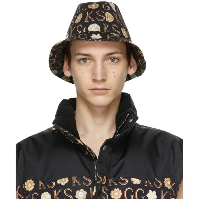 Photo: Gucci Black Ken Scott Edition Floral Bucket Hat