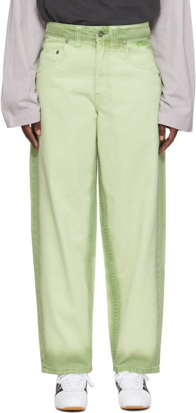 Photo: Dime Green Classic Baggy Jeans