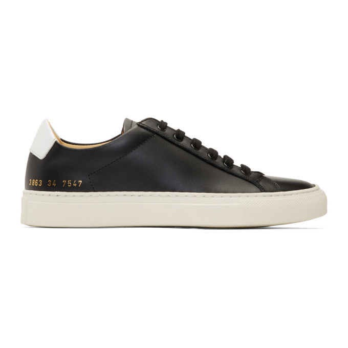 Photo: Woman by Common Projects Black Retro Low Sneakers
