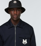 Moncler - Logo zip-up cotton shirt