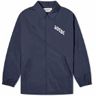 Autry Men's 3D Logo Coach Jacket in Blue