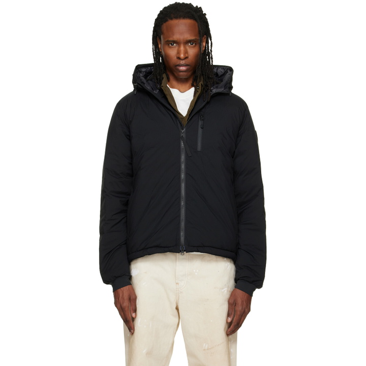 Photo: Canada Goose Black Lodge Hoodie Down Jacket