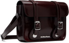 Dr. Martens Burgundy 7 Inch Vegan Crossbody Bag