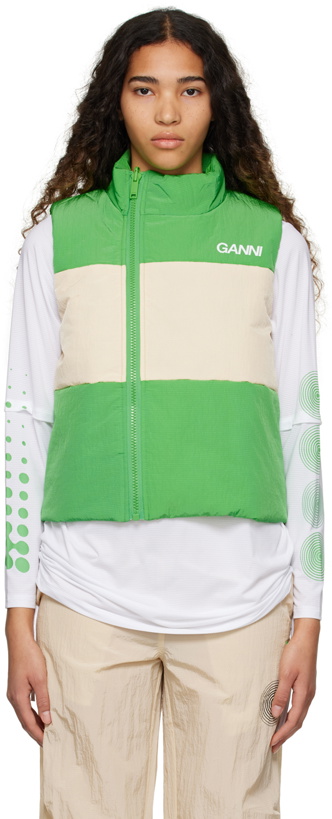 Photo: GANNI Green Light Tech Reversible Vest