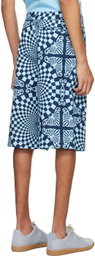 BLUEMARBLE Blue Folk Checkerboard Shorts