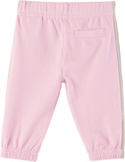 Palm Angels Baby Pink Stripe Lounge Pants