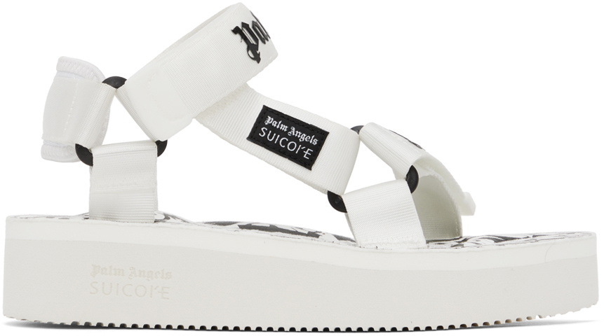 Palm Angels x Suicoke Depa sandals - White