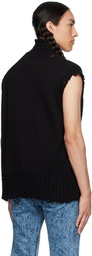 Marni Black Dishevelled Vest