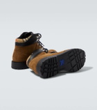 Burberry Suede lace-up boots