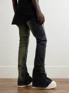 DRKSHDW by Rick Owens - Bolan Banana Slim-Fit Flared Zip-Embellished Jeans - Black
