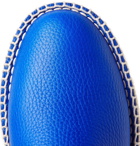 Balenciaga - Textured-Leather Espadrilles - Men - Blue