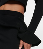 JW Anderson Ruffled cropped sweater