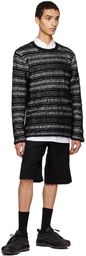 Comme des Garçons Homme Plus Black Stripe Sweater