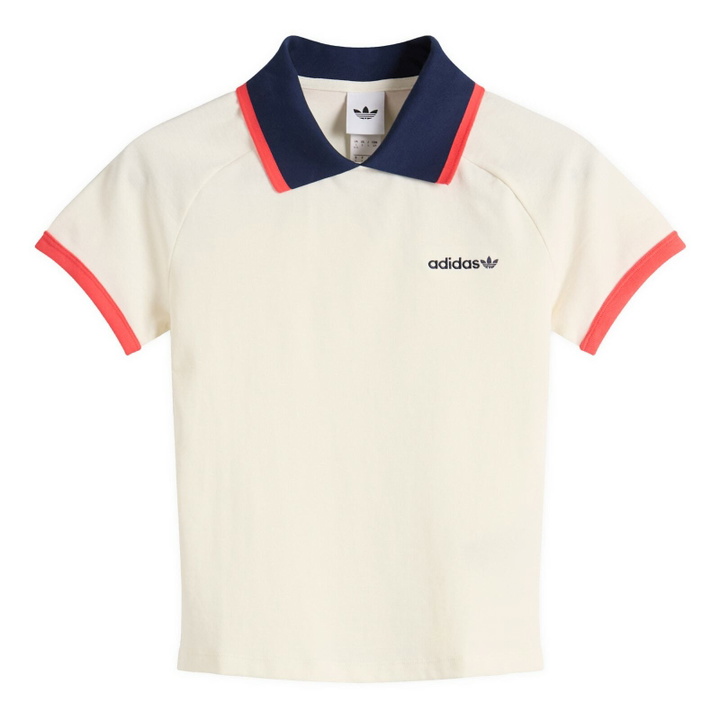 Photo: Adidas Women's Polo Shirt in Off White