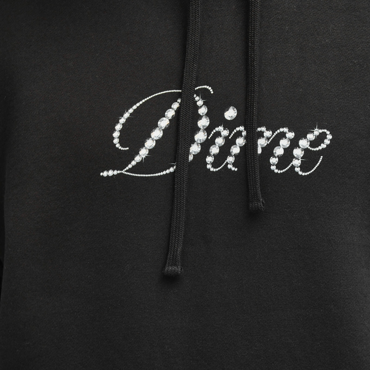 Dime★ アイシー カーシブ フーディ Dime Men's Icy Cursive Hoodie in Black Dime