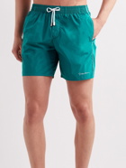 Giorgio Armani - Straight-Leg Short-Length Swim Shorts - Blue