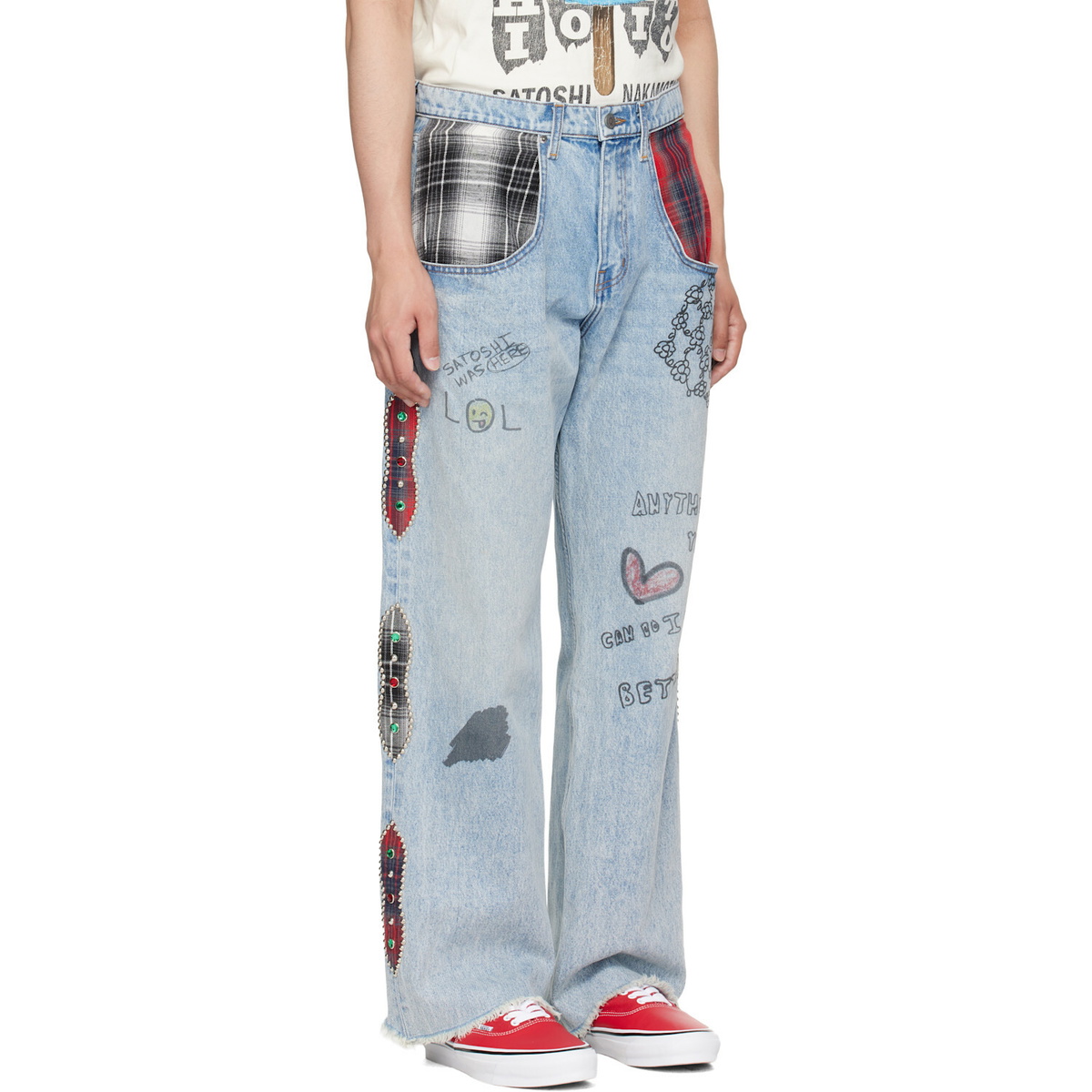 Satoshi Nakamoto Blue Nessa Jeans