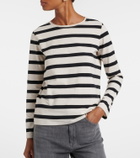 'S Max Mara Divina striped cotton-blend jersey T-shirt