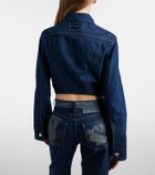Jean Paul Gaultier Cropped denim jacket