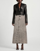Gestuz Womens Denim skirt in Black
