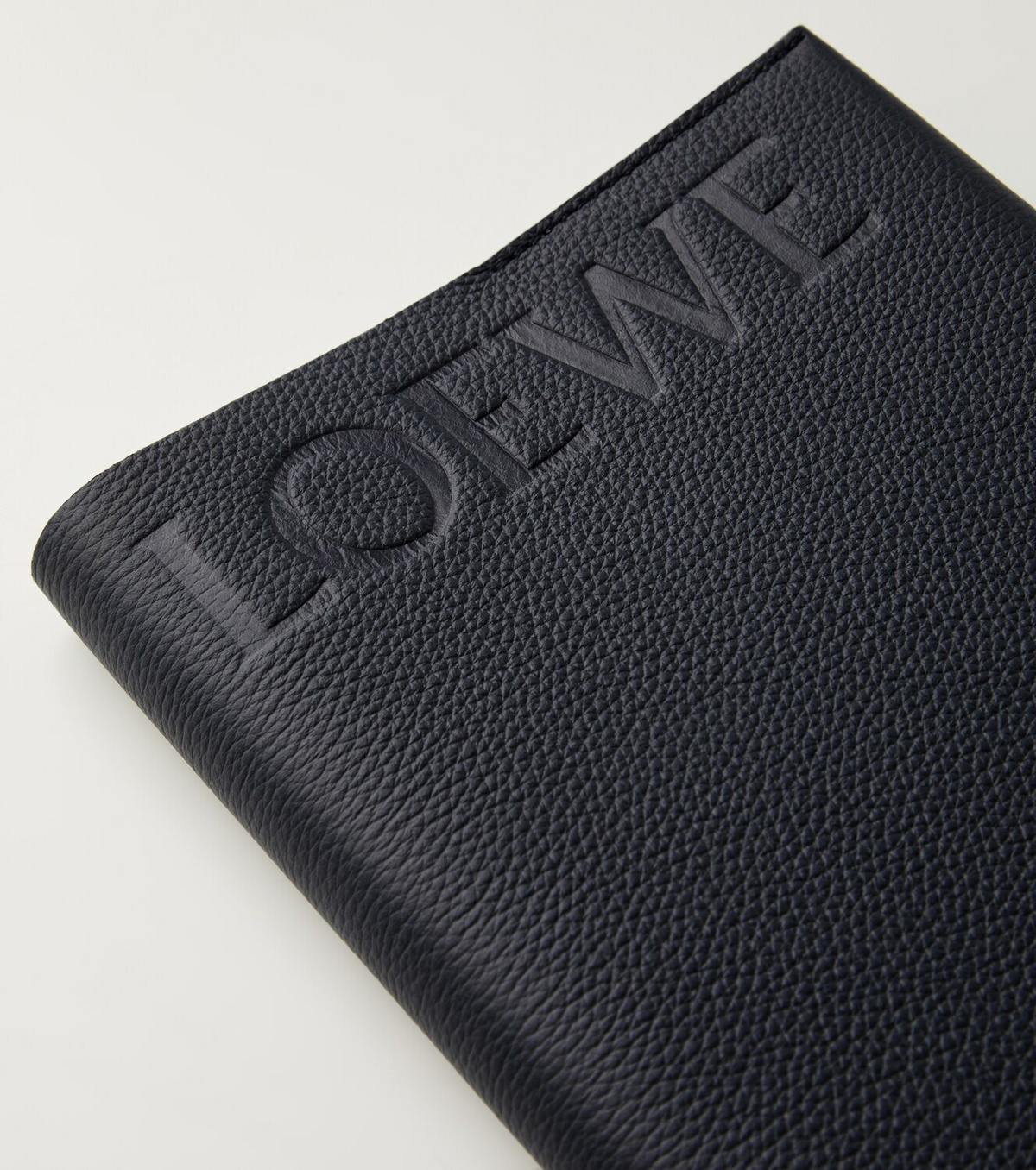 Loewe Debossed leather notebook