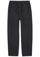 Paige Cremonesi Straight-leg Knit Sweatpants Charcoal