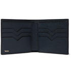 Valextra - Pebble-Grain Leather Billfold Wallet - Blue