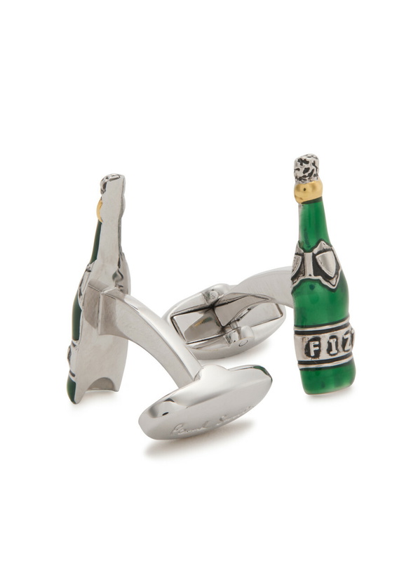 Photo: Paul Smith Champagne Cufflinks - Green - One Size