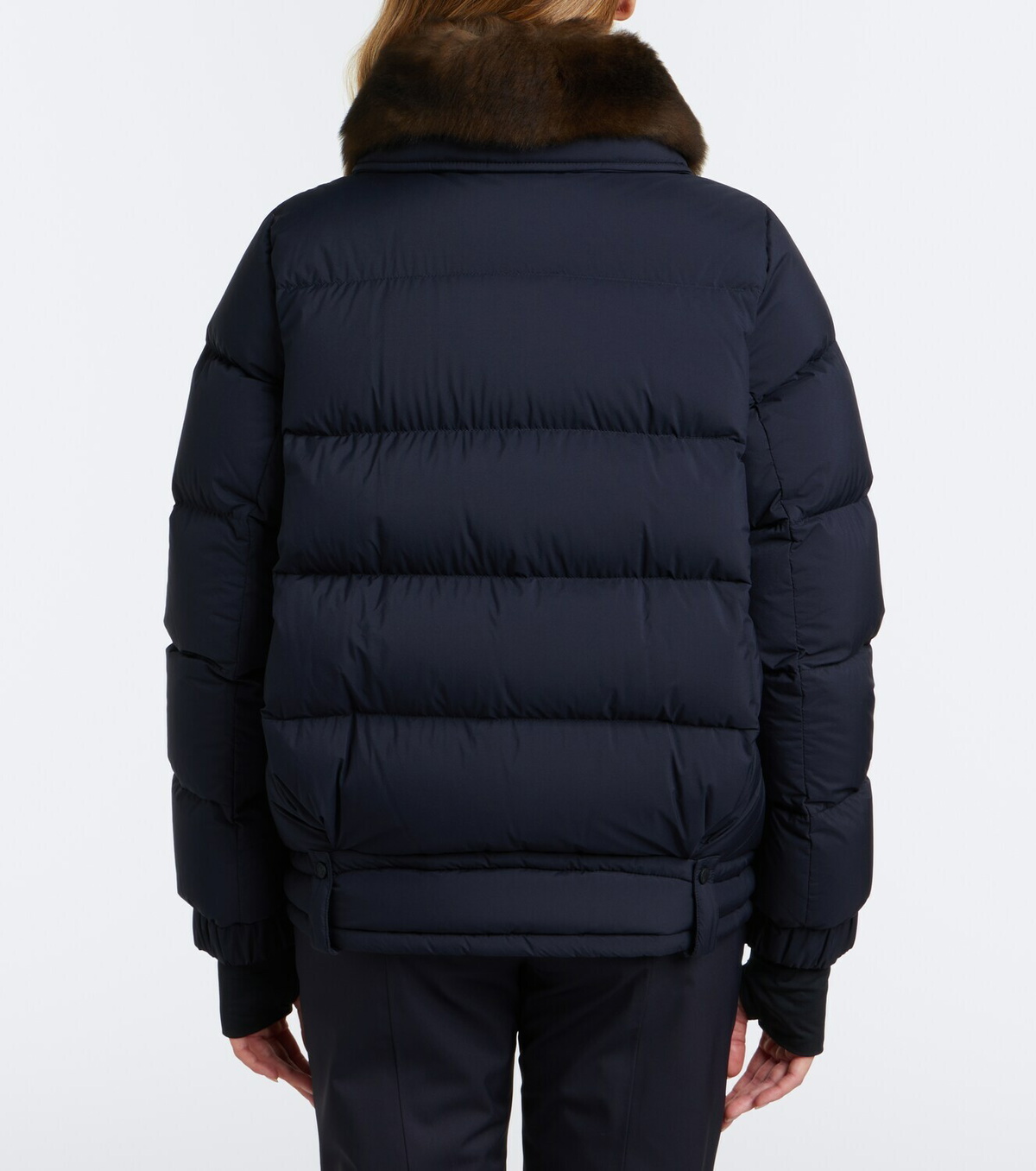 Moncler Grenoble Arrabas shearling-trimmed ski jacket