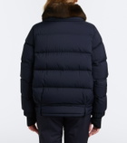 Moncler Grenoble Arrabas shearling-trimmed ski jacket