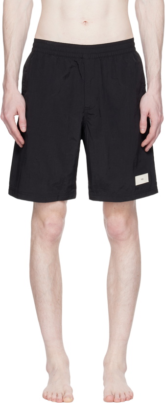 Photo: Y-3 Black Bonded Swim Shorts