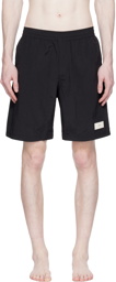 Y-3 Black Bonded Swim Shorts