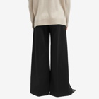 Max Mara Women's Zinnia Scuba Wide Leg Trousers in Black