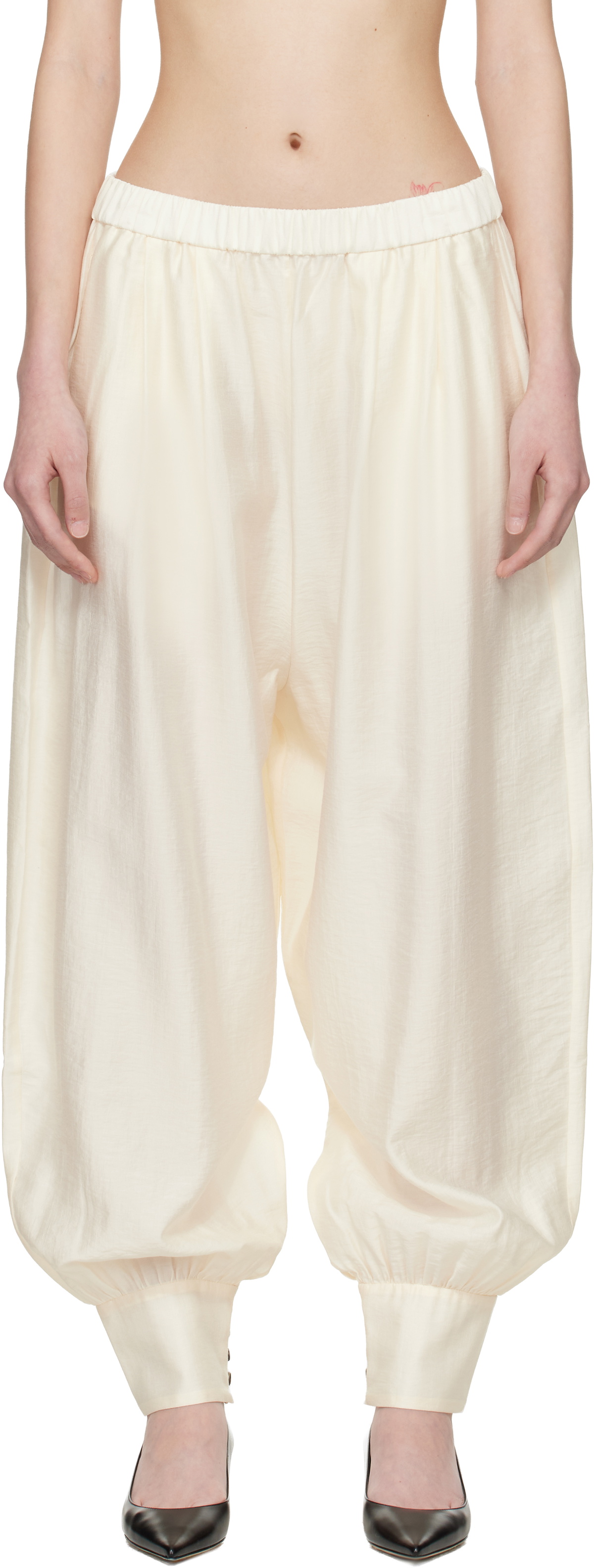 Cordera Off-White Sarouel Trousers
