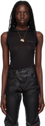 Liza Keane SSENSE Exclusive Black Rider Tank Top