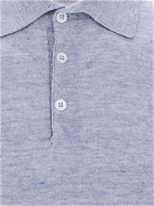 Brunello Cucinelli   Polo Shirt Blue   Mens