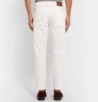 Brunello Cucinelli - Slim-Fit Stretch-Denim Jeans - Men - White