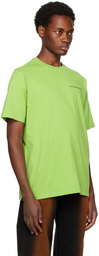 Pop Trading Company Green Printed T-Shirt