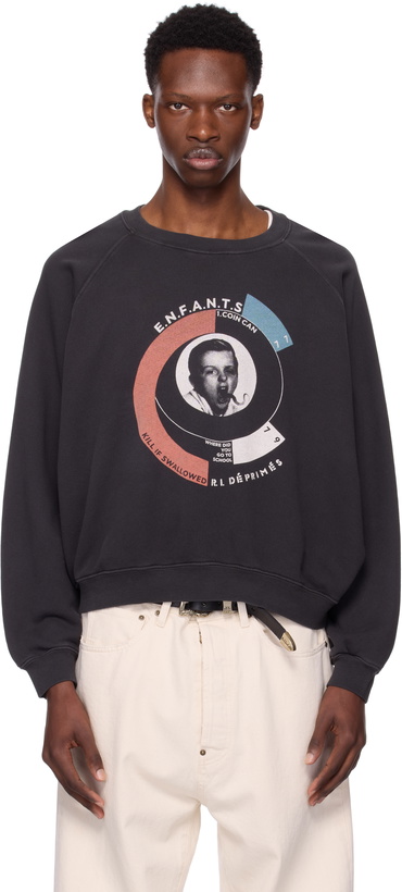 Photo: Enfants Riches Déprimés Black Snake Boy Raglan Sweatshirt