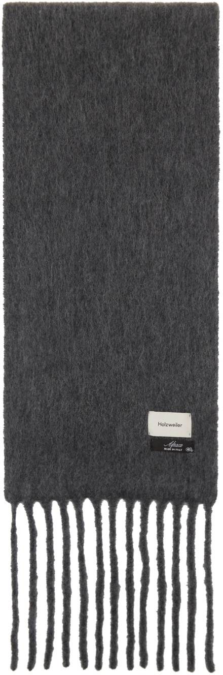 Holzweiler Gray Aster Solid Scarf