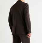 Brioni - Virgin Wool and Cashmere-Blend Suit Jacket - Brown